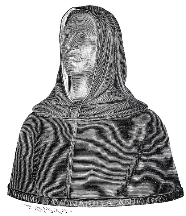 Framed Print : Girolamo Maria Francesco Matteo Savonarola