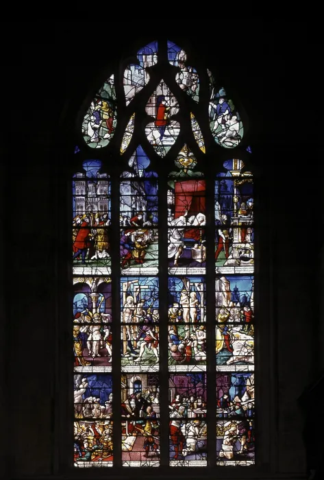 Framed Print : Gisors, St-Gervais-et-St-Protais
