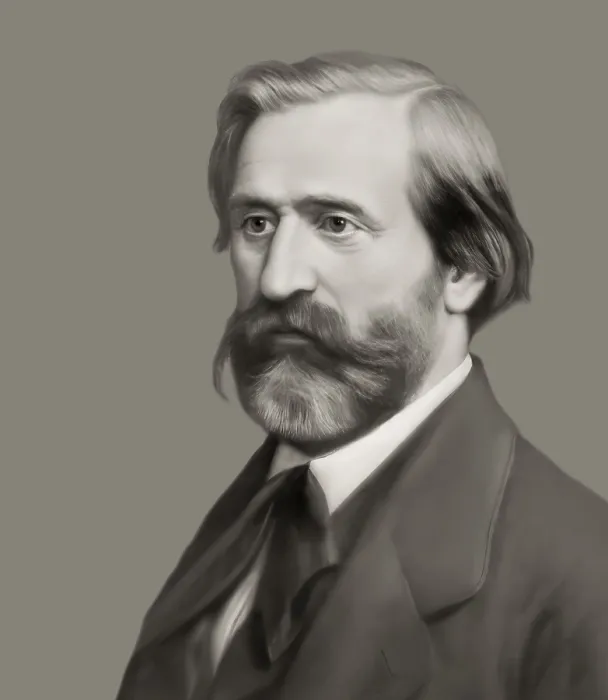 Framed Print : Giuseppe Verdi, 1813 - 1901