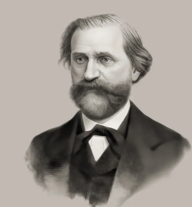 Framed Print : Giuseppe Verdi, 1813 - 1901