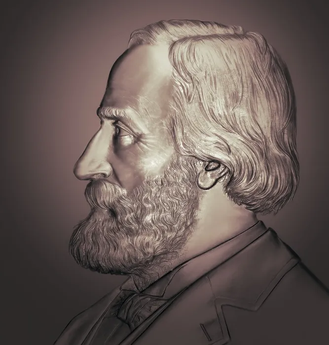 Framed Print : Giuseppe Verdi, 1813 - 1901