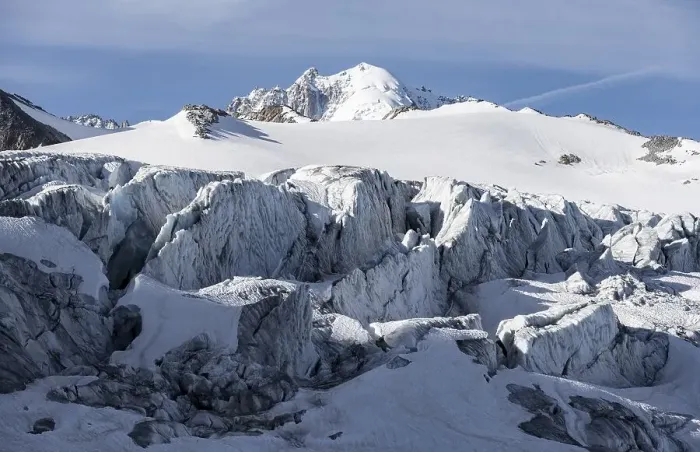 Framed Print : Glacier du Tour, glacier and mountain peaks Framed Print : Glacier du Tour, glacier and mountain peaks