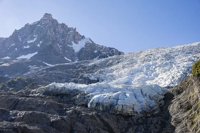 Framed Print : Glacier tongue, Glacier des Bossons