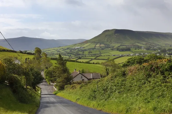 Framed Print : Glenballyemon Valley near Cushendall
