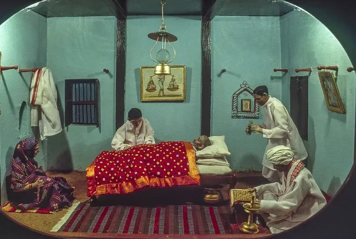 Framed Print : Glimpses of mahatma gandhi nursing his father, india, asia Framed Print : Glimpses of mahatma gandhi nursing his father, india, asia