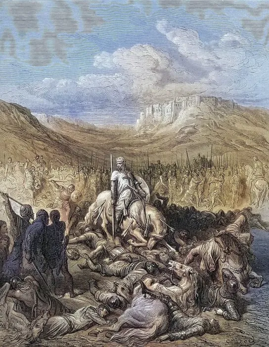 Framed Print : Glorious Death of Jacques de Maille