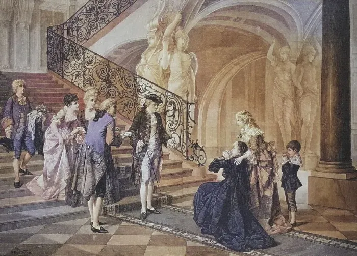 Framed Print : Gnadengesuch vor dem Herrscher