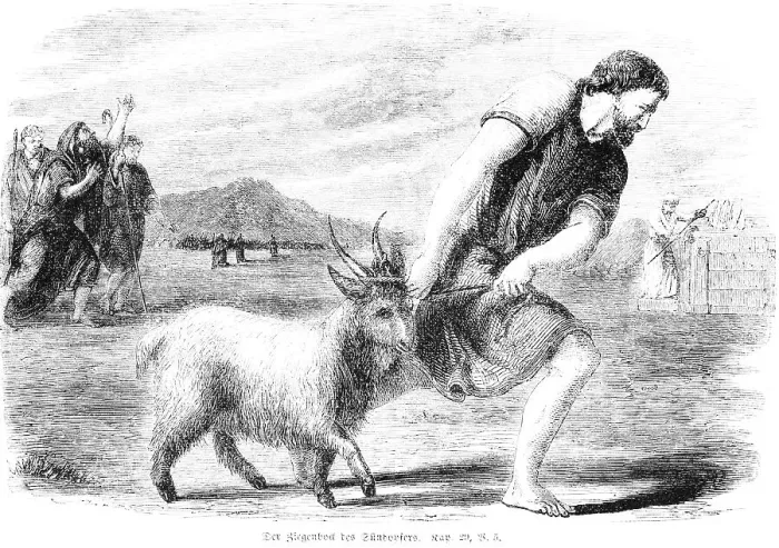 Framed Print : The goat of the sin offering, grain offering