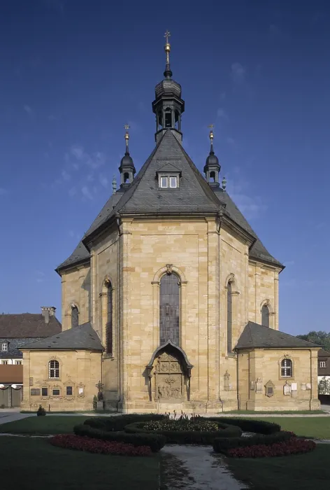 Framed Print : GoBweinstein, pilgrimage church /  view from the east G??weinstein