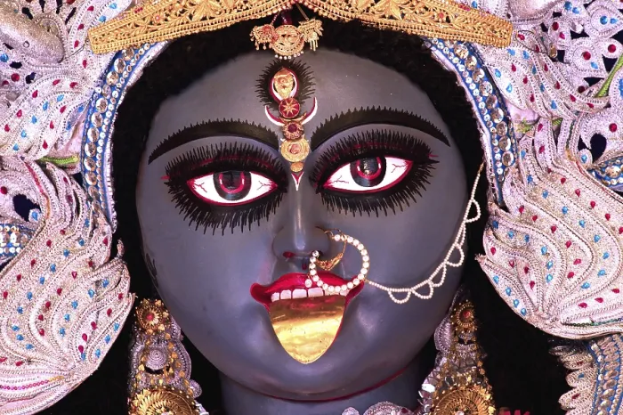 Framed Print : Goddess kali idol, West Bengal, India Framed Print : Goddess kali idol, West Bengal, India