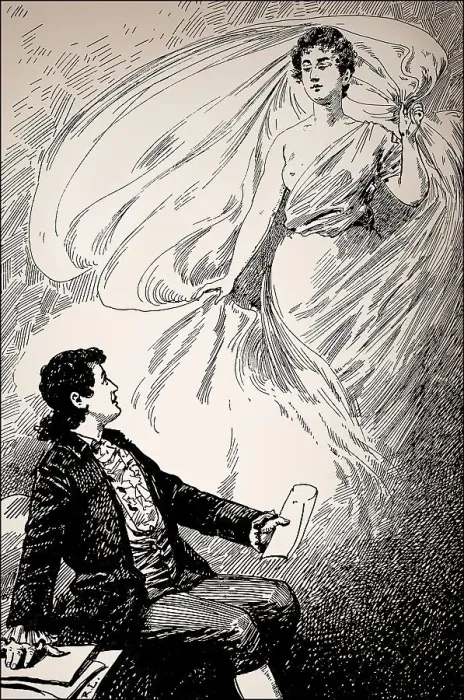 Framed Print : Goethe's inspiration, Johann Wolfgang von Goethe