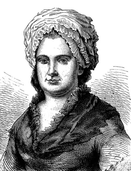 Framed Print : Goethe's mother, Catharina Elisabeth Goethe