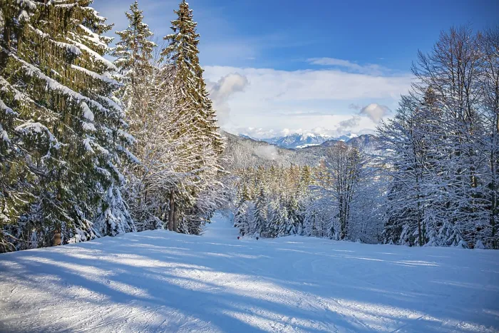 Framed Print : The Goetschen piste in Berchtesgadener Land