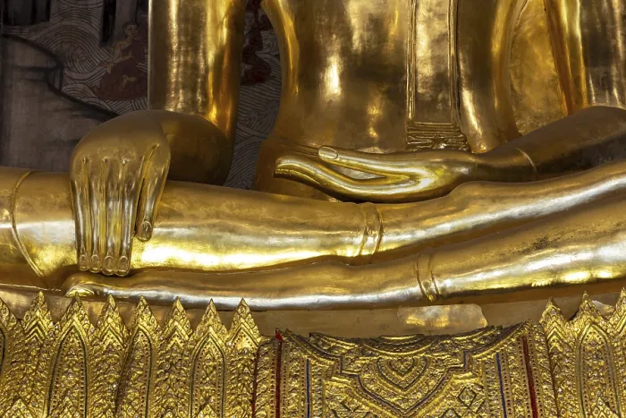 Framed Print : Golden Buddha statue, Phra Buddha Trilokachet Framed Print : Golden Buddha statue, Phra Buddha Trilokachet