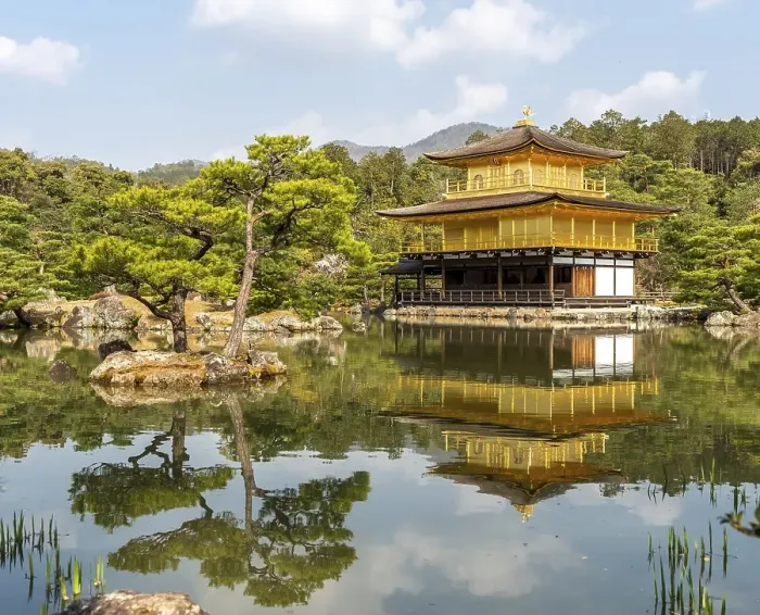 Framed Print : Golden Pavilion Temple, Kinkaku-ji