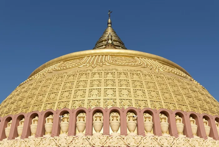 Framed Print : Golden stupa at Sitagu International Buddhist Academy Framed Print : Golden stupa at Sitagu International Buddhist Academy