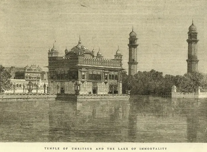 Framed Print : Golden temple and lake of immortality, Amritsar, Punjab, India, Asia Framed Print : Golden temple and lake of immortality, Amritsar, Punjab, India, Asia