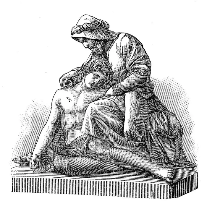 Framed Print : The Good Samaritan, monument by Karl Carl Kundmann Framed Print : The Good Samaritan, monument by Karl Carl Kundmann