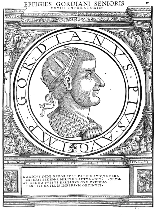 Framed Print : Gordian I (born c)