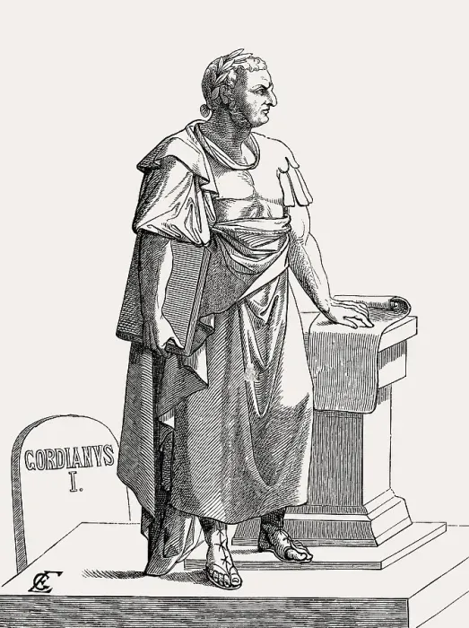 Framed Print : Gordian I, c. 159 - 238, Roman Emperor for one month Framed Print : Gordian I, c. 159 - 238, Roman Emperor for one month