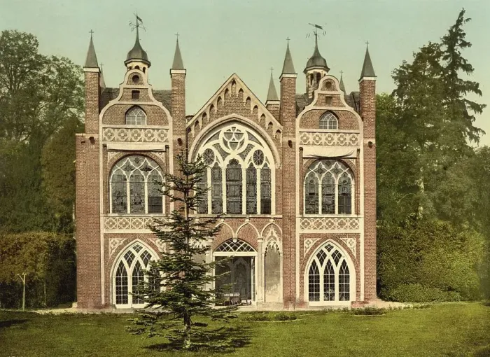 Framed Print : The Gothic House in Woerlitz Park