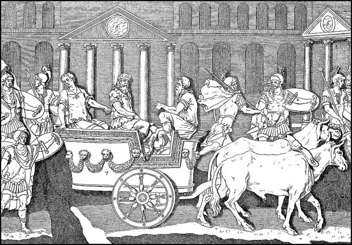 Framed Print : Gothic Prince in Triumphal Procession