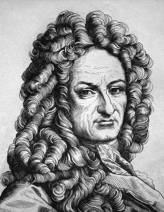 Framed Print : Gottfried Wilhelm von Leibniz, 1646 - 1716