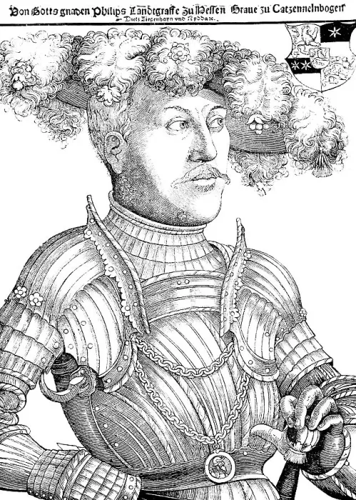 Framed Print : By the Grace of God Landgrave Philip of Hesse