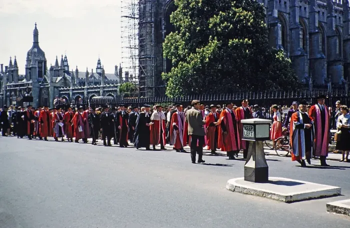 Framed Print : Graduation ceremony, University of Cambridge, Cambridge, England, UK June 1958