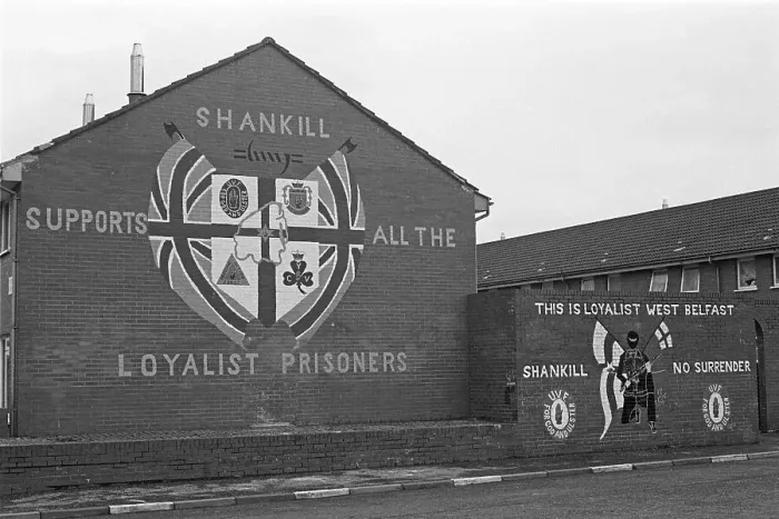 Framed Print : Graffiti, protestant residential area around Shankill Road Framed Print : Graffiti, protestant residential area around Shankill Road