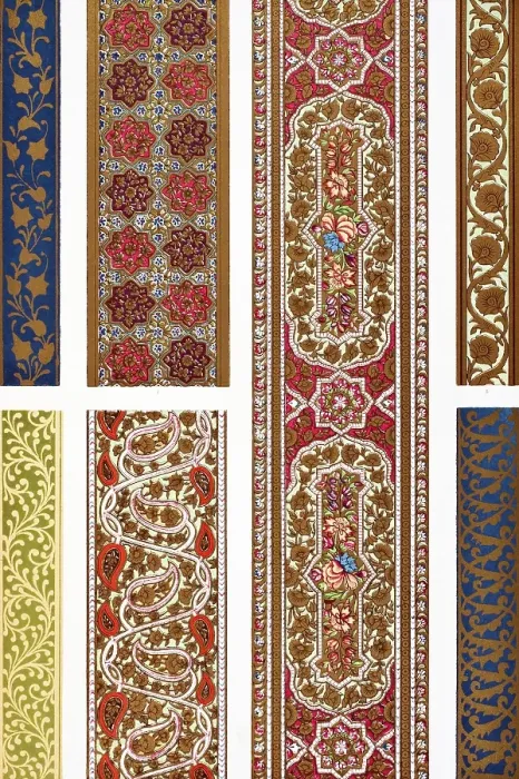 Framed Print : Grammar of Ornament by Owen Jones published by Day & Son London 1865