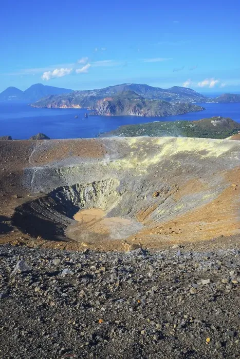 Framed Print : The Gran Cratere, Vulcano Island Framed Print : The Gran Cratere, Vulcano Island