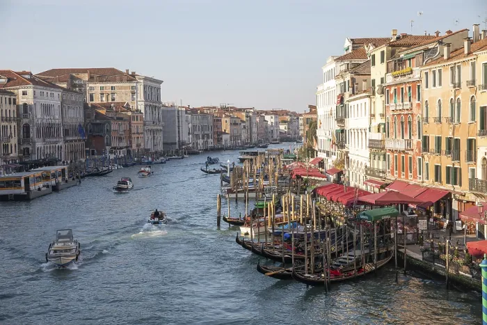 Framed Print : Grand Canal, view from the Rialto Bridge