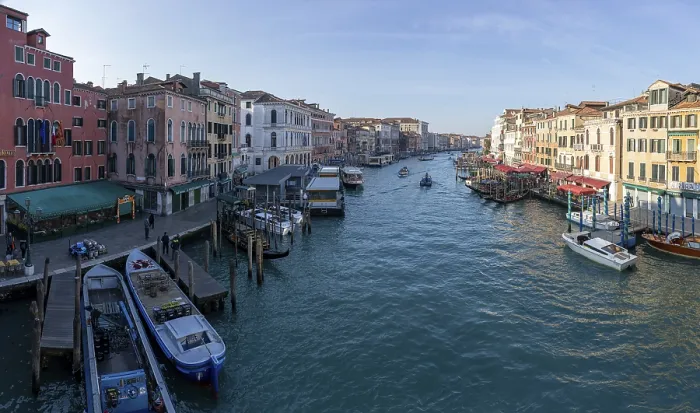 Framed Print : Grand Canal, view from the Rialto Bridge