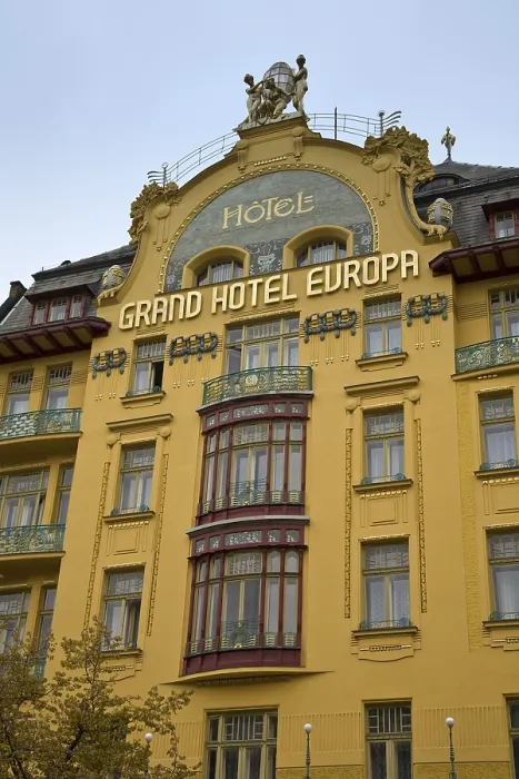 Framed Print : Grand Hotel Europe on the Wenceslas Square Prague Czechia