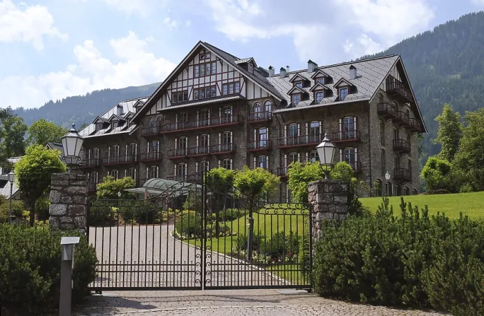 Framed Print : Grand Hotel Kitzbuehel, Kitzbuehel