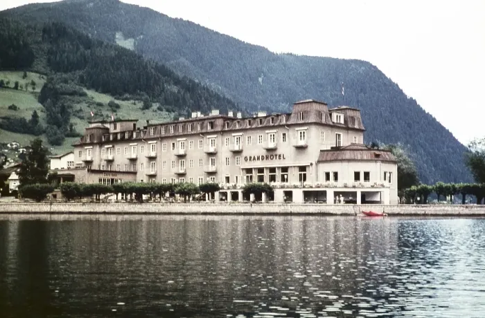 Framed Print : Grand Hotel, Zell am See, Austria, Europe 1960, Europe
