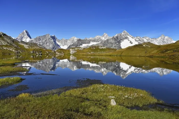 Framed Print : Grand Jorass, Aiguille du Talefre