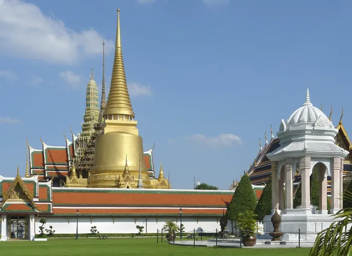 Framed Print : Part of the Grand Palace in Bangkok, Thailand