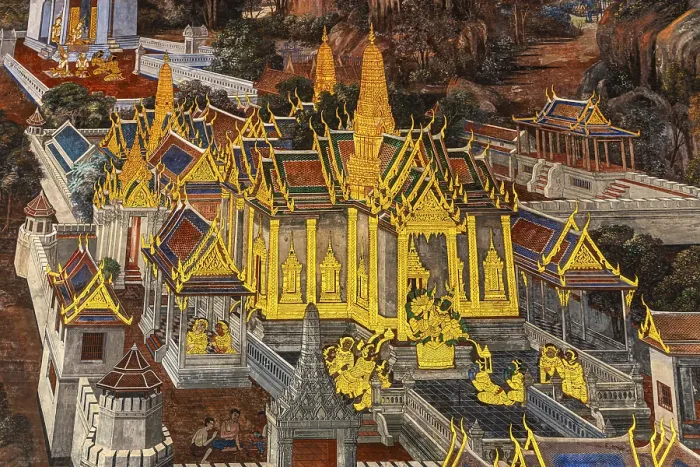 Framed Print : The Grand Royal Palace, Wat Phra Kaeo Buddhist Temple Framed Print : The Grand Royal Palace, Wat Phra Kaeo Buddhist Temple