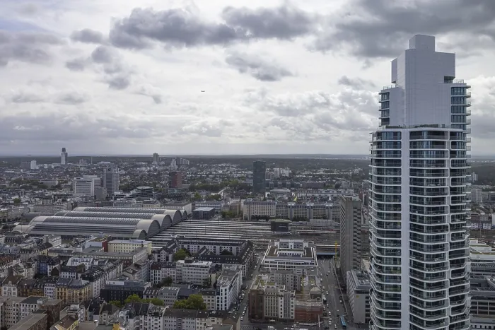 Framed Print : The Grand Tower, Germany's tallest residential tower