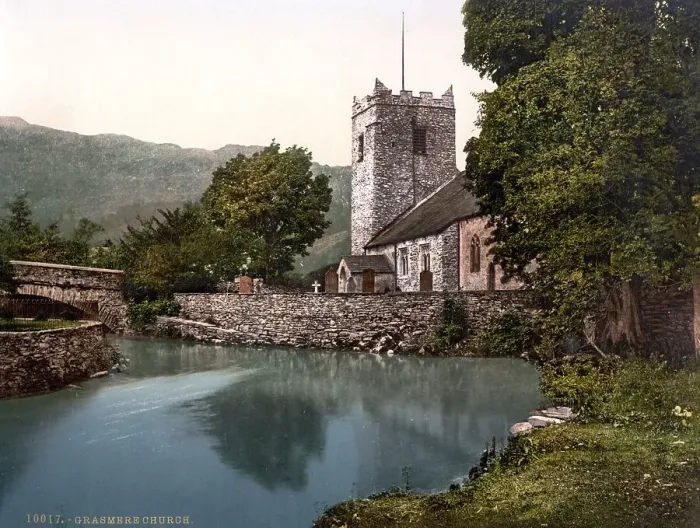 Framed Print : Grasmere church, Lake District Framed Print : Grasmere church, Lake District