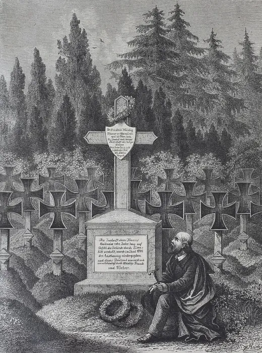 Framed Print : The grave of Friedrich Ludwig Weidig Framed Print : The grave of Friedrich Ludwig Weidig