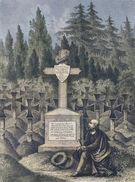 Framed Print : The grave of Friedrich Ludwig Weidig Framed Print : The grave of Friedrich Ludwig Weidig