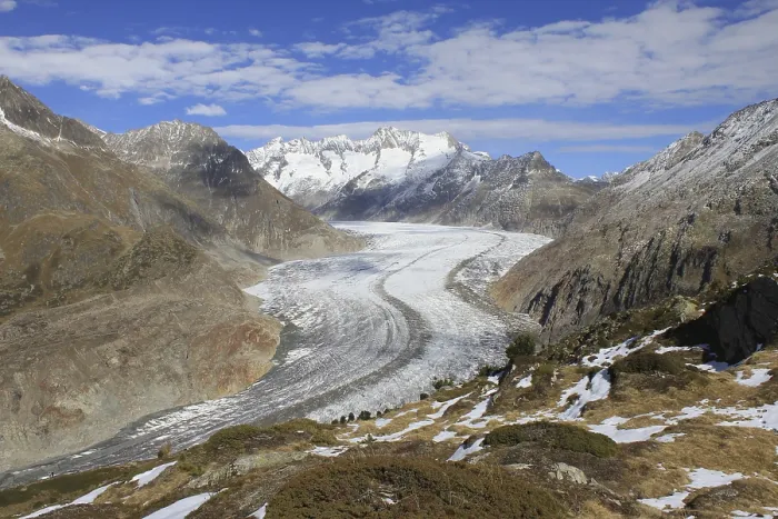 Framed Print : Great Aletsch Glacier