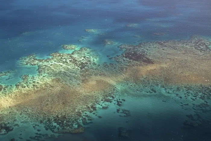 Framed Print : The Great Barrier Reef World Heritage Site near Port Douglas