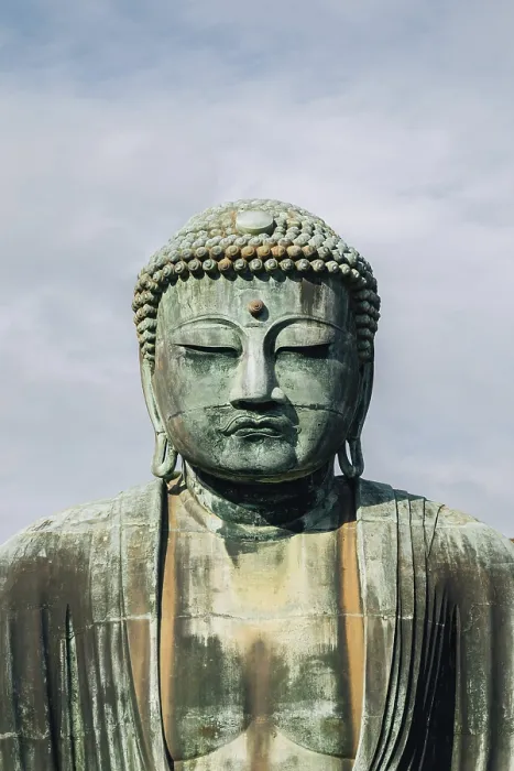 Framed Print : The Great Buddha bronze statue at Kotoku-in temple in Kamakura