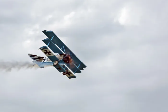 Framed Print : Great War Display Team - Fokker DR1 Triplane