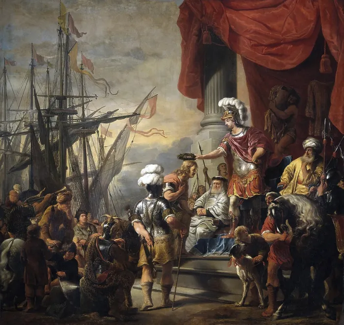 Framed Print : In Greco-Roman mythology, Aeneas was a prince of Troy