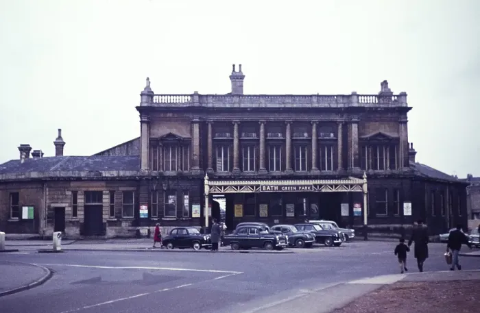 Framed Print : Green Park railway station, Bath, Somerset, England Uk in the 1960s Framed Print : Green Park railway station, Bath, Somerset, England Uk in the 1960s